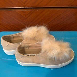 Steve Madden Bryanne Nude Multi Suede Platform Sne